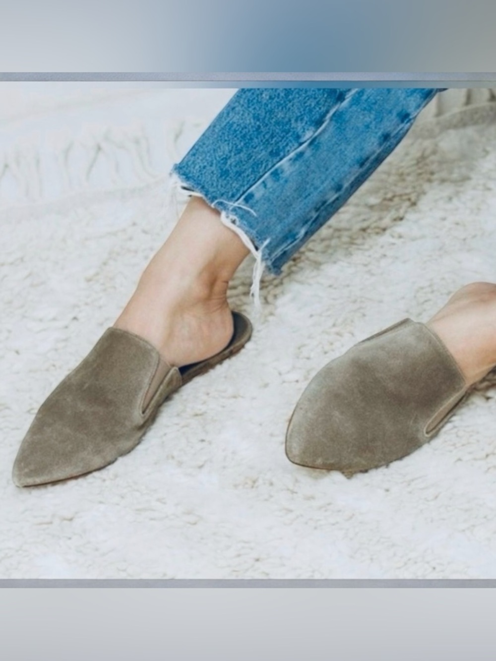 Jenni Kayne pony hair mule light brown size 37 - worn once